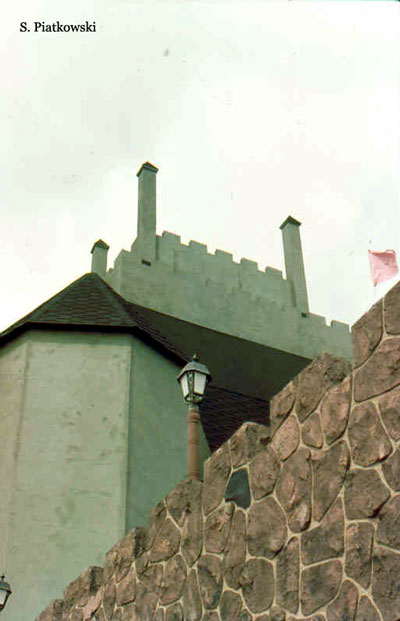 [castle tower and wall]