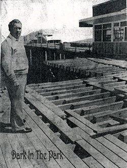 [Thomas Ricci next to pier]